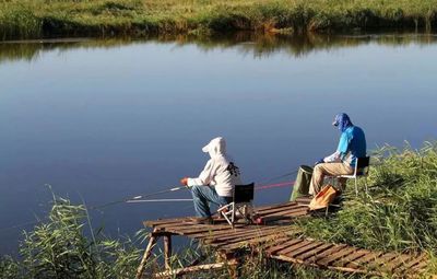 悠然山,水动风凉夏日长 垂钓